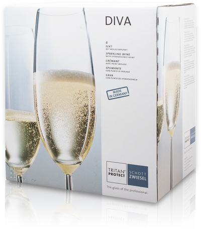 Diva Champagne. Schott Zwiesel (6 бокалов) фото 2