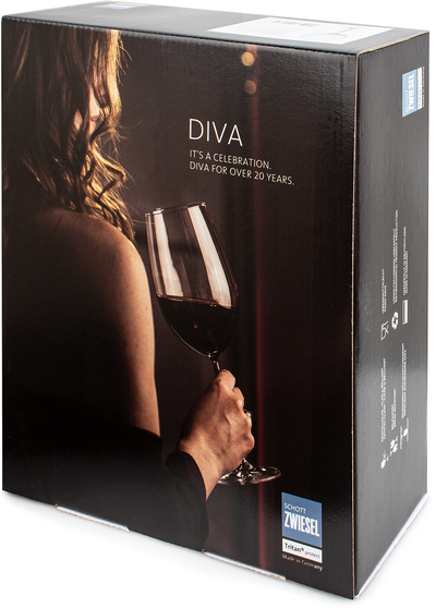 Набор бокалов для красного вина 613 мл Diva Schott Zwiesel (2 бокала) фото 1