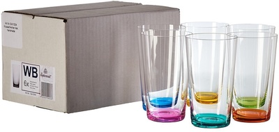 Сет из 6 цветных стаканов для воды Sophienwald Acqua фото 2