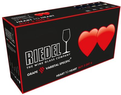 Heart to Heart Promotion Riesling/Sauvignon Blanc. Riedel (4 бокала) фото 2