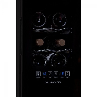 Двухзонный винный шкаф DUNAVOX DAT-12.33DC фото 4