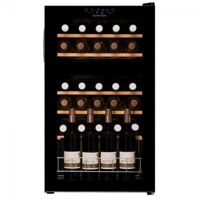 Двухзонный винный шкаф DUNAVOX DX-30.80DK фото 2